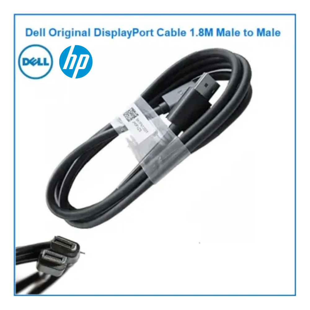 Branded Display Port To Display Port Cable 1.8m (DP To DP Port)